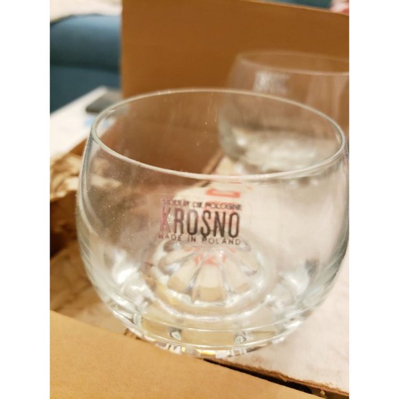 Vintage KROSNO made in Poland glasses goblets cups Whiskey Brandy Scotch Bar 4x - Picture 8 of 9